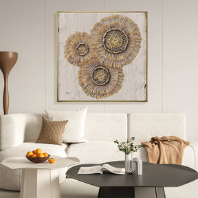 Bloom Flower Hand Painted Canvas Wall Art