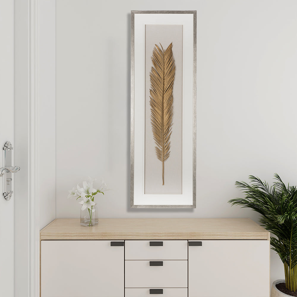 Contemporary Gold Leaf Framed Wall Art