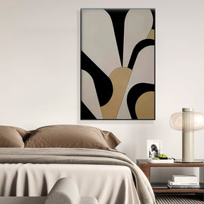 Contemporary Minimalist Geometric Abstract Framed Wall Art