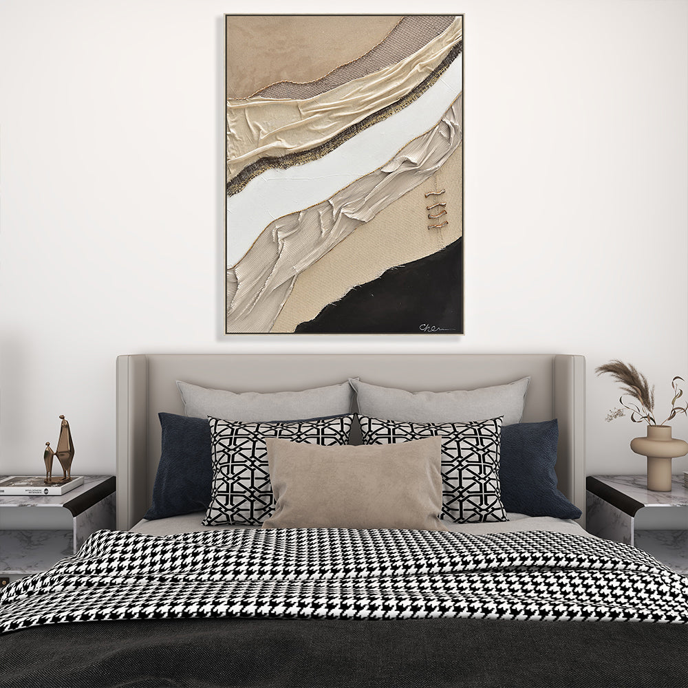 Hand Painted Texture Canvas Wall Art