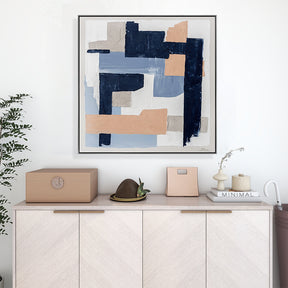 Abstract Linear Combination Hand Painted Wall Art