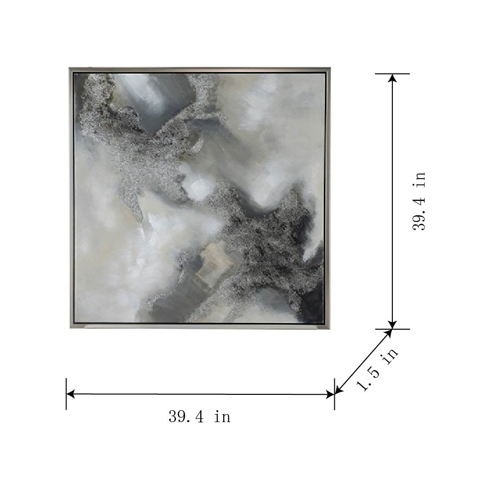 Contemporary The Stormy Skies Framed Wall Art