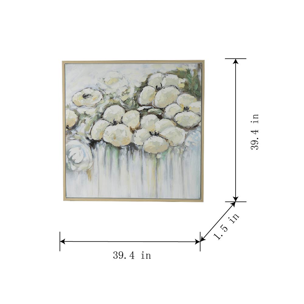 Traditional Hand Painted Oil Painting Flower Wall Art