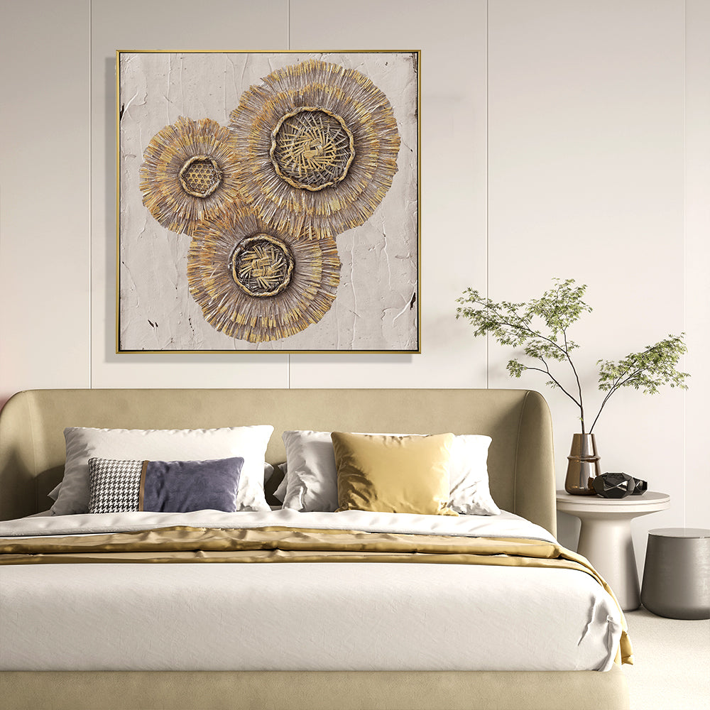 Bloom Flower Hand Painted Canvas Wall Art