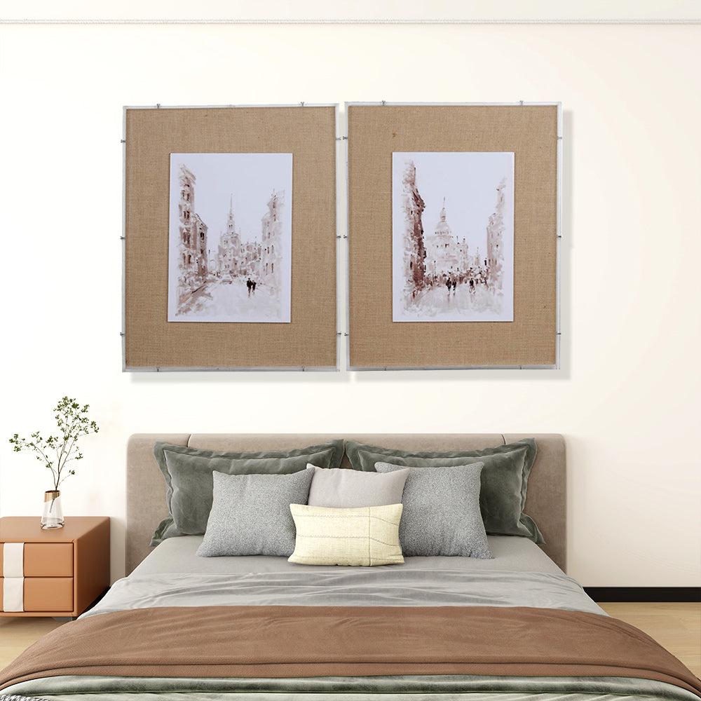 S/2 European Cities Framed Wall Art