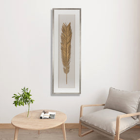 Contemporary Gold Leaf Framed Wall Art