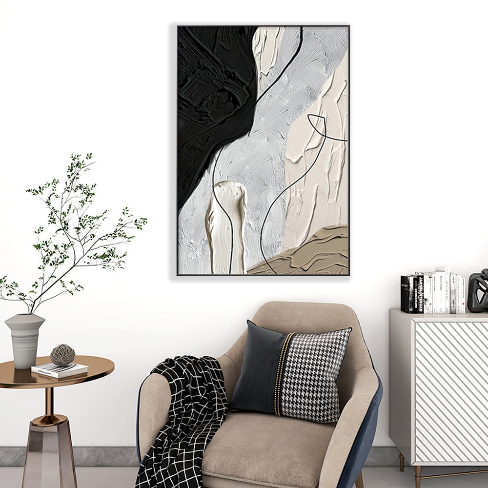 Strokes And Lines Decorative Framed Wall Art