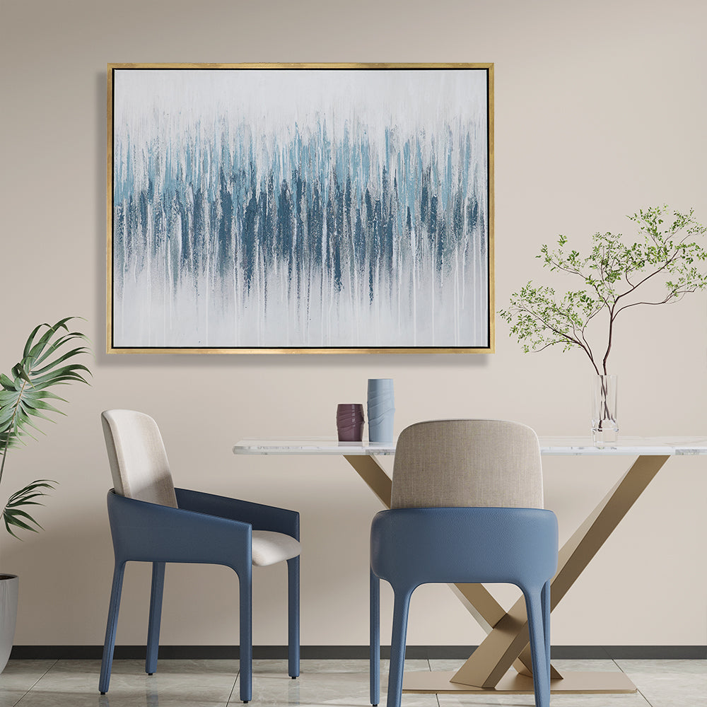 Modern Large Landscape Frame Crack Mural