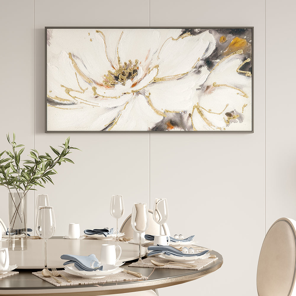 Hand-painted Petal Wall Art