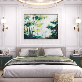 Contemporary The Edward Forest Landscape Watercolor Wall Art