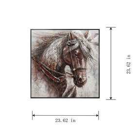 Contemporary Horse Oil Painting Canvas Wall Art