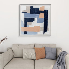 Abstract Linear Combination Hand Painted Wall Art