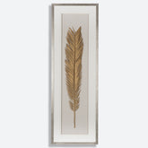 Contemporary Gold Leaf Framed Wall Art