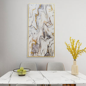 Mid-Century Modern Marble Pattern Wall Art