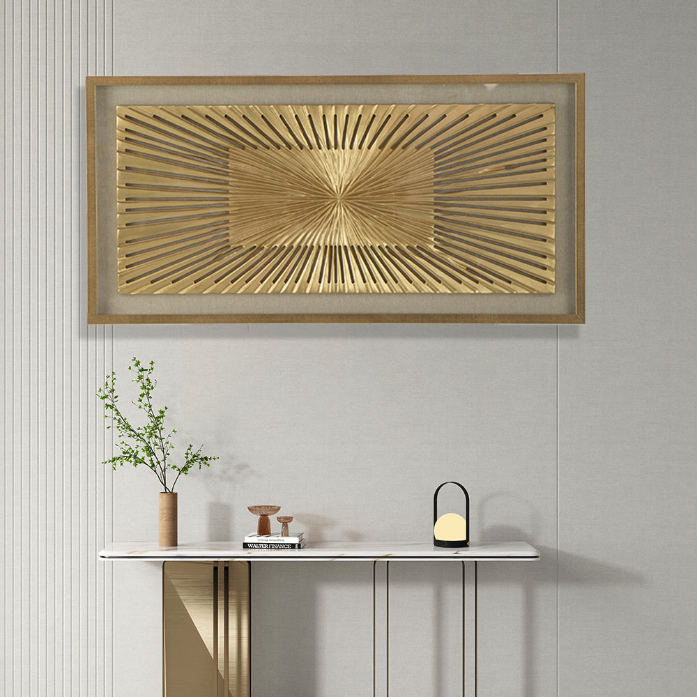 Contemporary Minimalist Style Cleo Shadow Box Wall  Decor