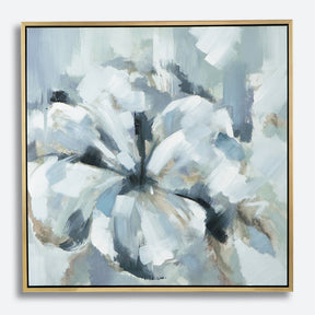 Modern Abstract Floral Pattern Square Art Oil Painting