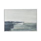 Oil Painting Ocean Waves Framed Wall Art