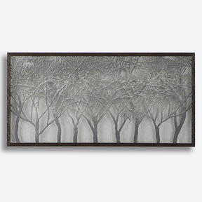 Gloomy Forest Shadow Box Glass Frame Wall Art