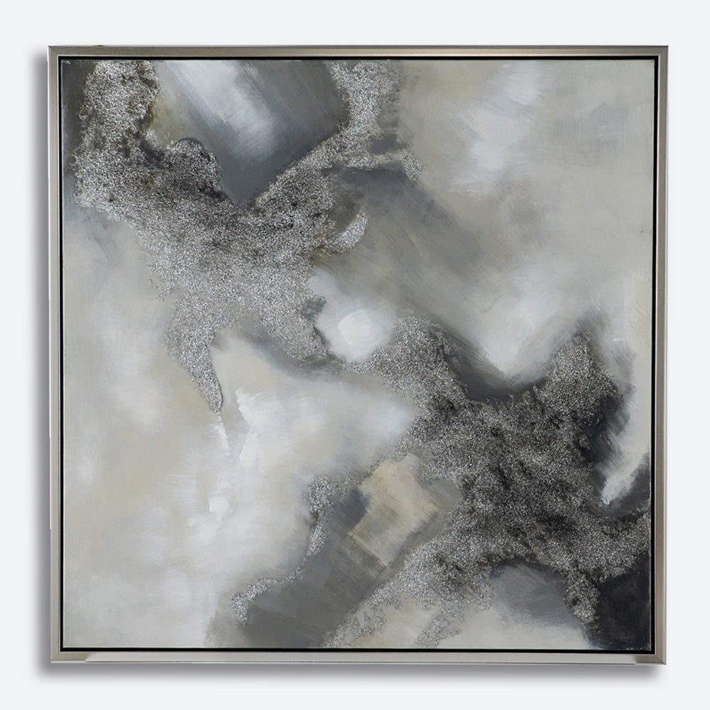 Contemporary The Stormy Skies Framed Wall Art