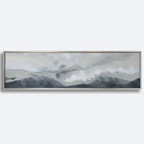 Contemporary Hand Painted Oil Painting Mountain Texture Wall Art