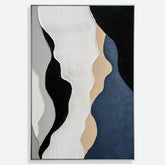 Hand Painted Abstract Strokes And Lines Wall Art