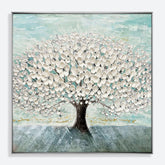 Blooming Tree Hand Painted Canvas Wall Art