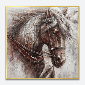 Contemporary Horse Oil Painting Canvas Wall Art