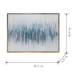 Modern Large Landscape Frame Crack Mural